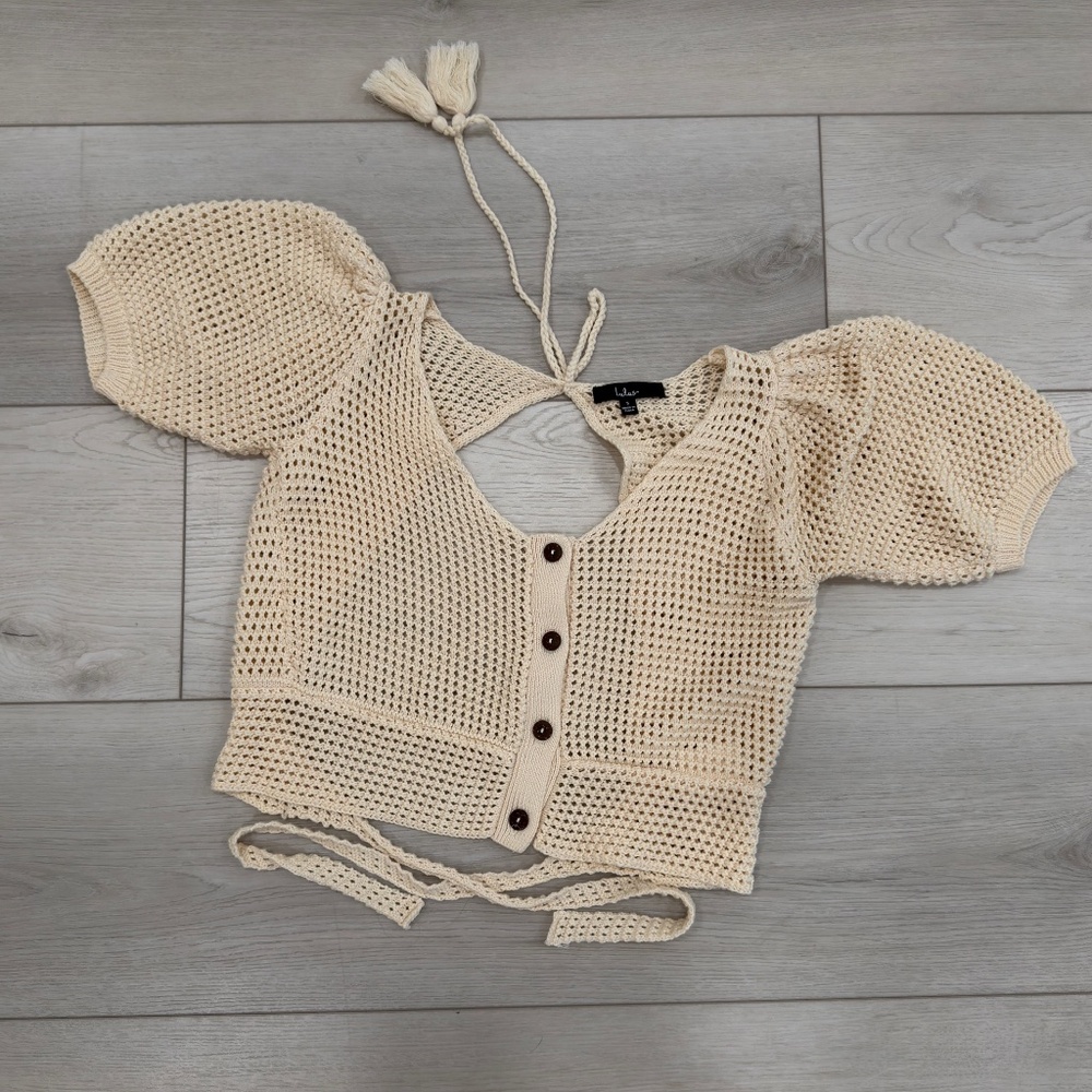 Lulus crochet top